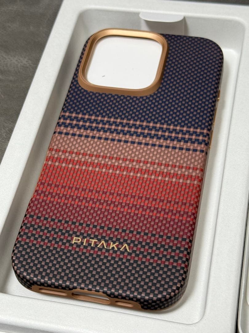 PITAKA iPhone 16 Pro用ケース+リング　全面保護型