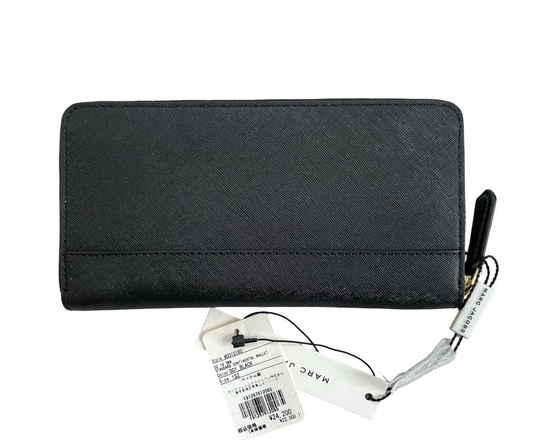 【新品✨タグ付き】マークジェイコブス　MARC JACOBS ブラック 長財布