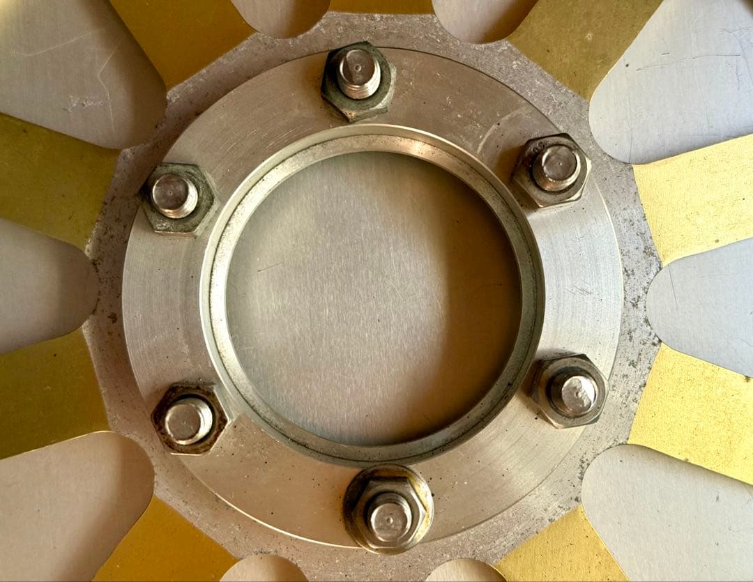 サンスター製 SR400用 社外フロントディスクローター 320mm 6穴 美品