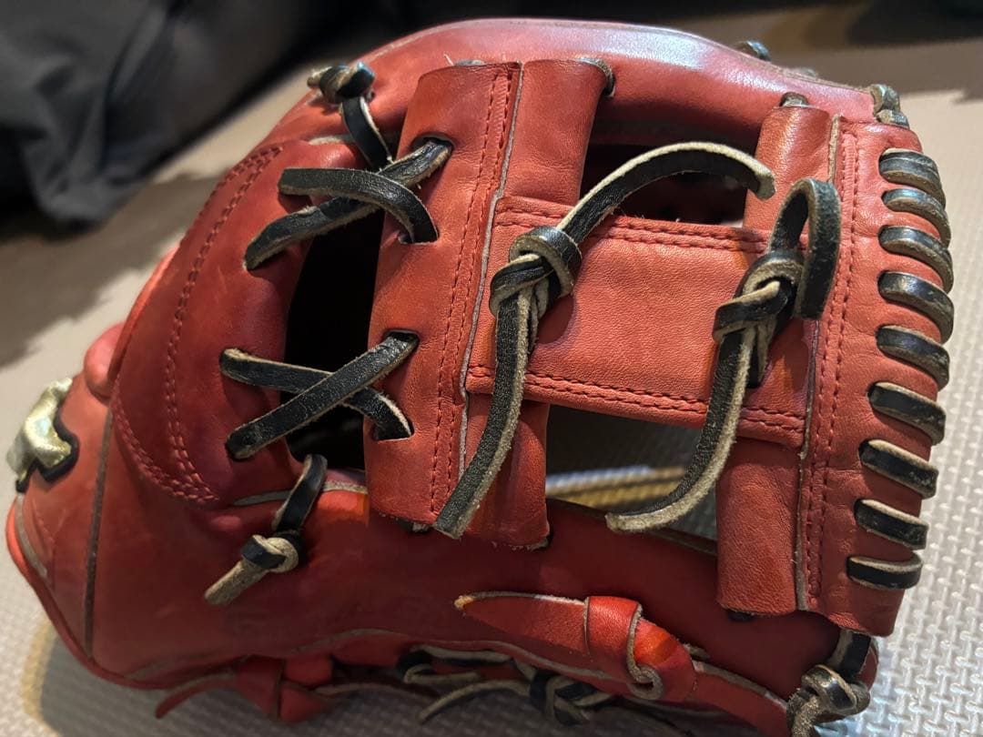 Global Elite 軟式グローブ 赤