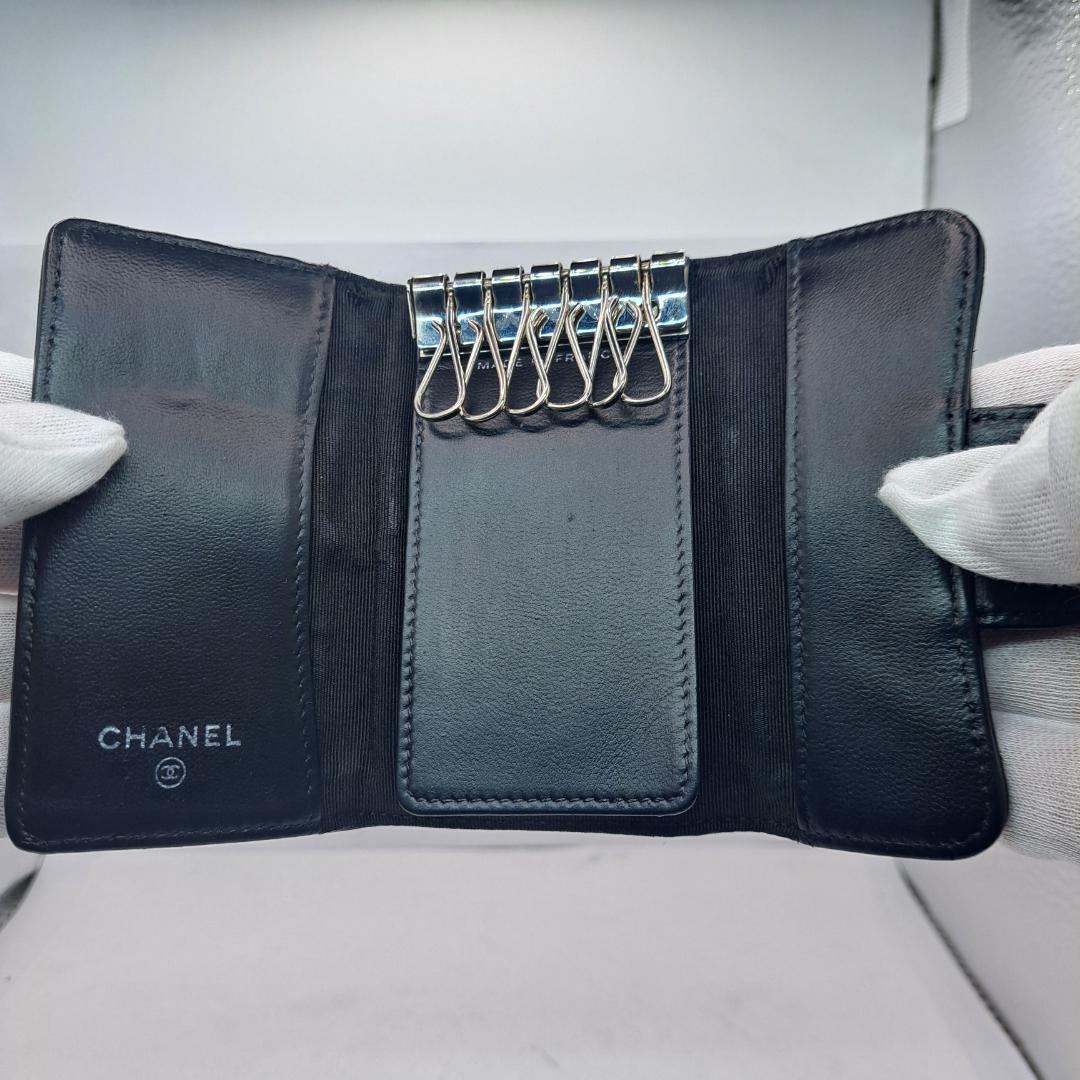 プロフ確認❤️おまとめ割　CHANEL　キーケース　マトラッセ　ブラック