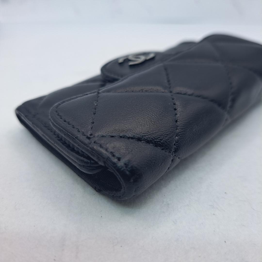 プロフ確認❤️おまとめ割　CHANEL　キーケース　マトラッセ　ブラック