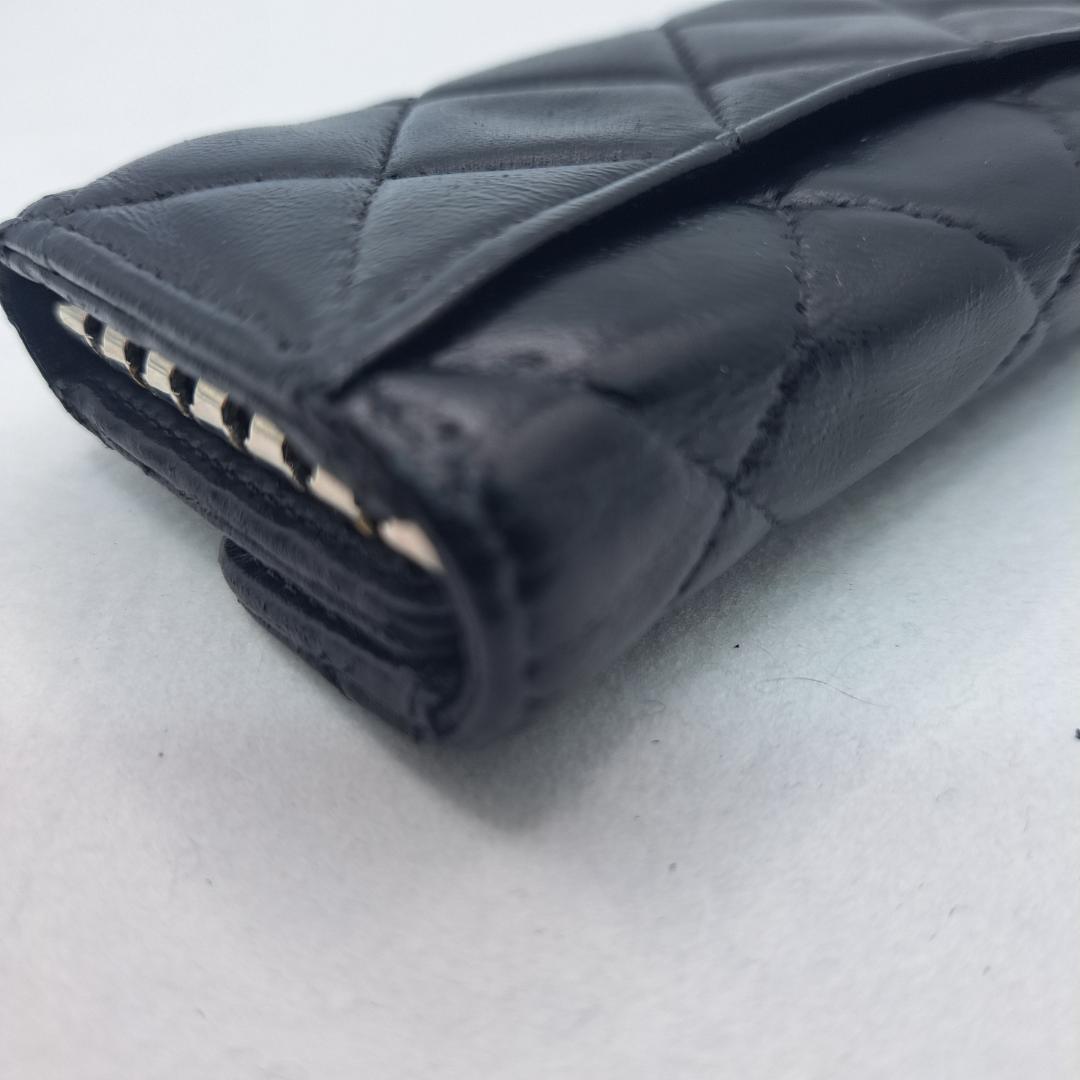 プロフ確認❤️おまとめ割　CHANEL　キーケース　マトラッセ　ブラック