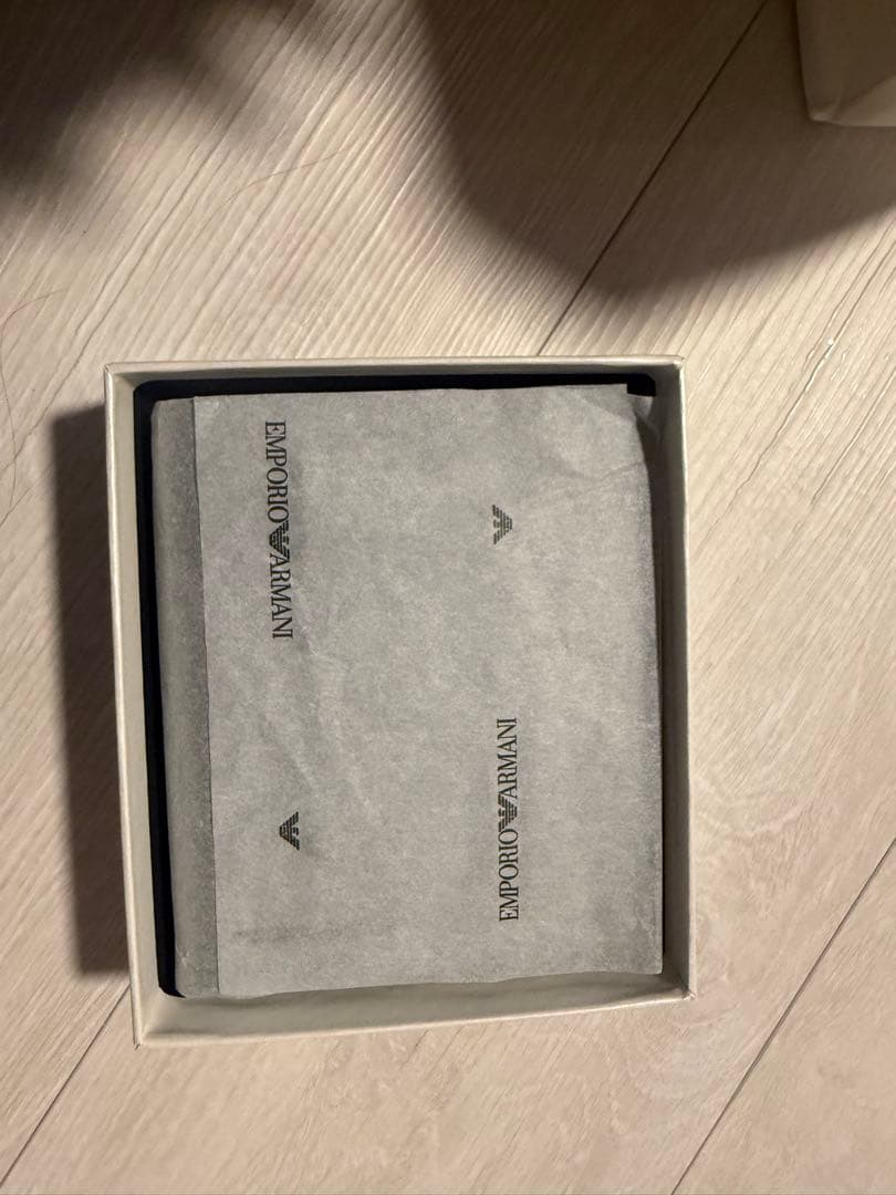 エンポリオアルマーニ 二つ折り財布 ブラック