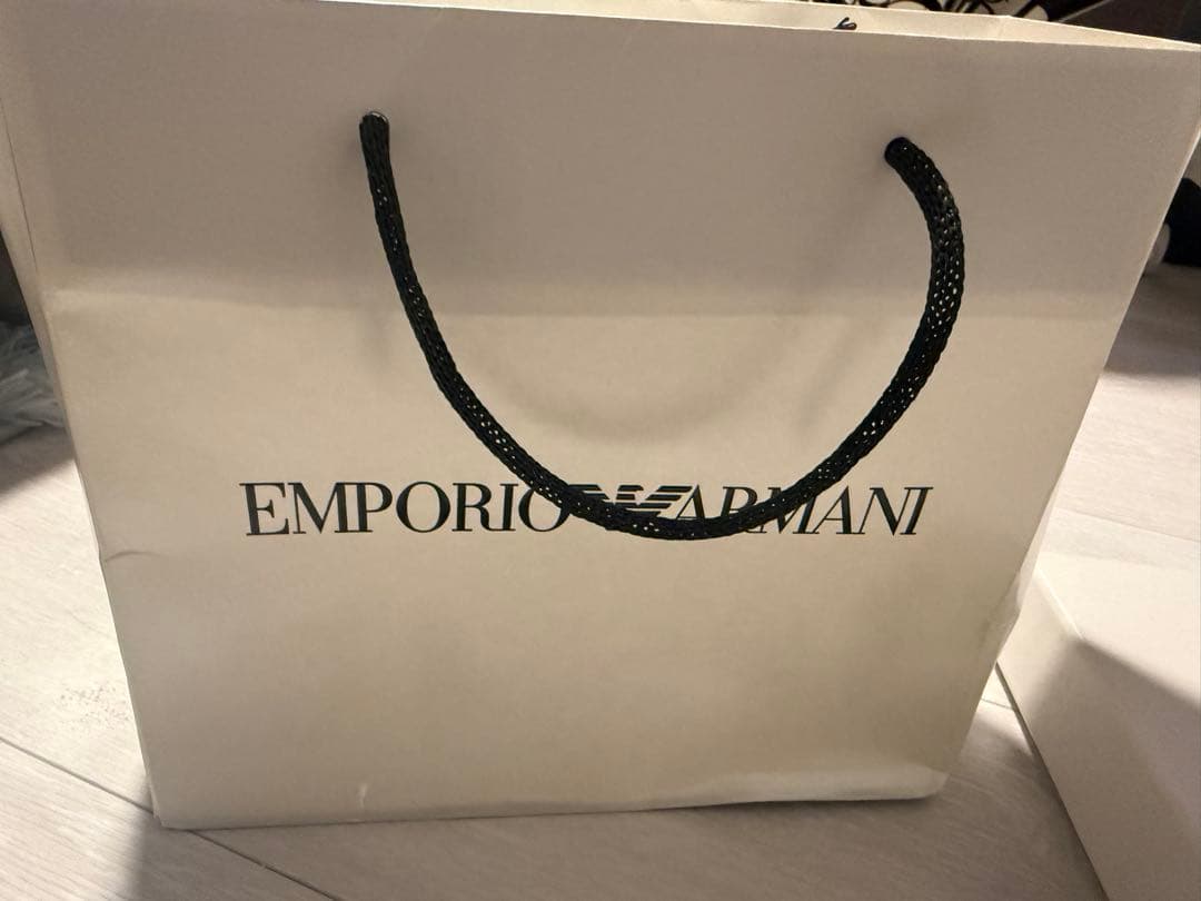 エンポリオアルマーニ 二つ折り財布 ブラック