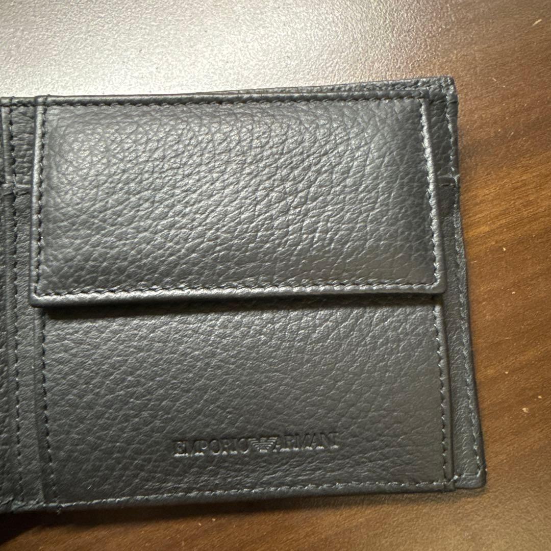 エンポリオアルマーニ 二つ折り財布 ブラック