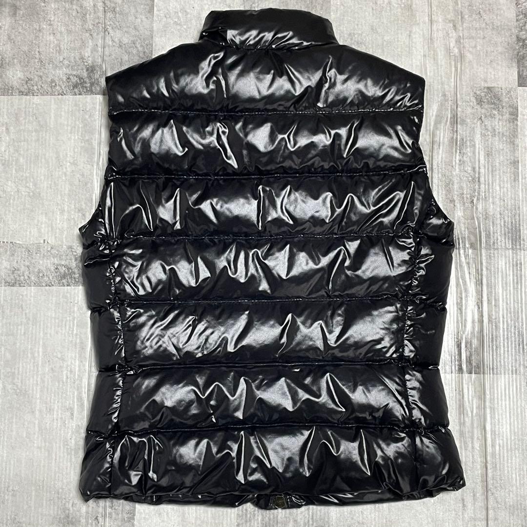 美品★モンクレール　GHANY ダウンベスト　光沢　黒　ブラック　S(0)