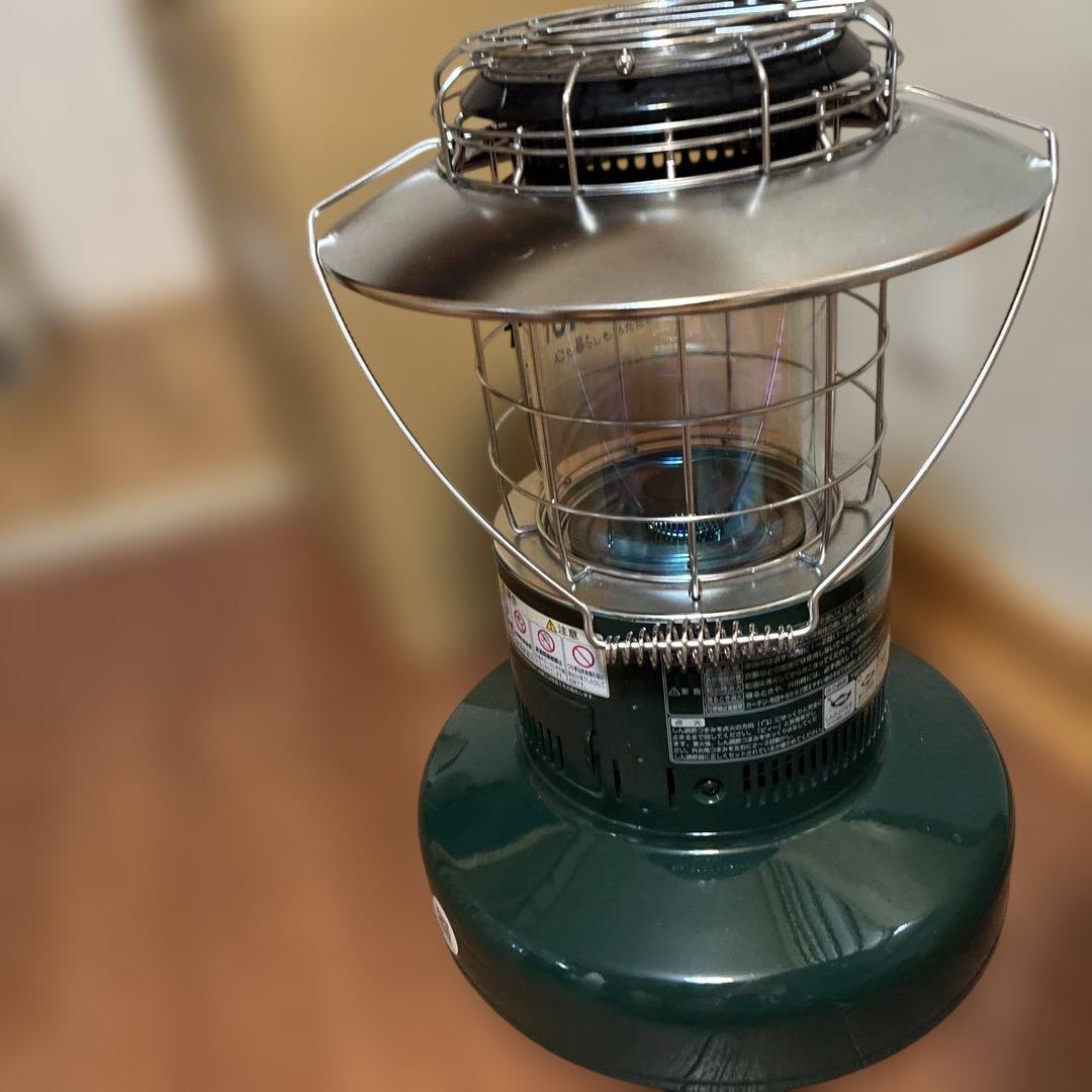 トヨトミ　レインボー　石油ストーブ　グリーン