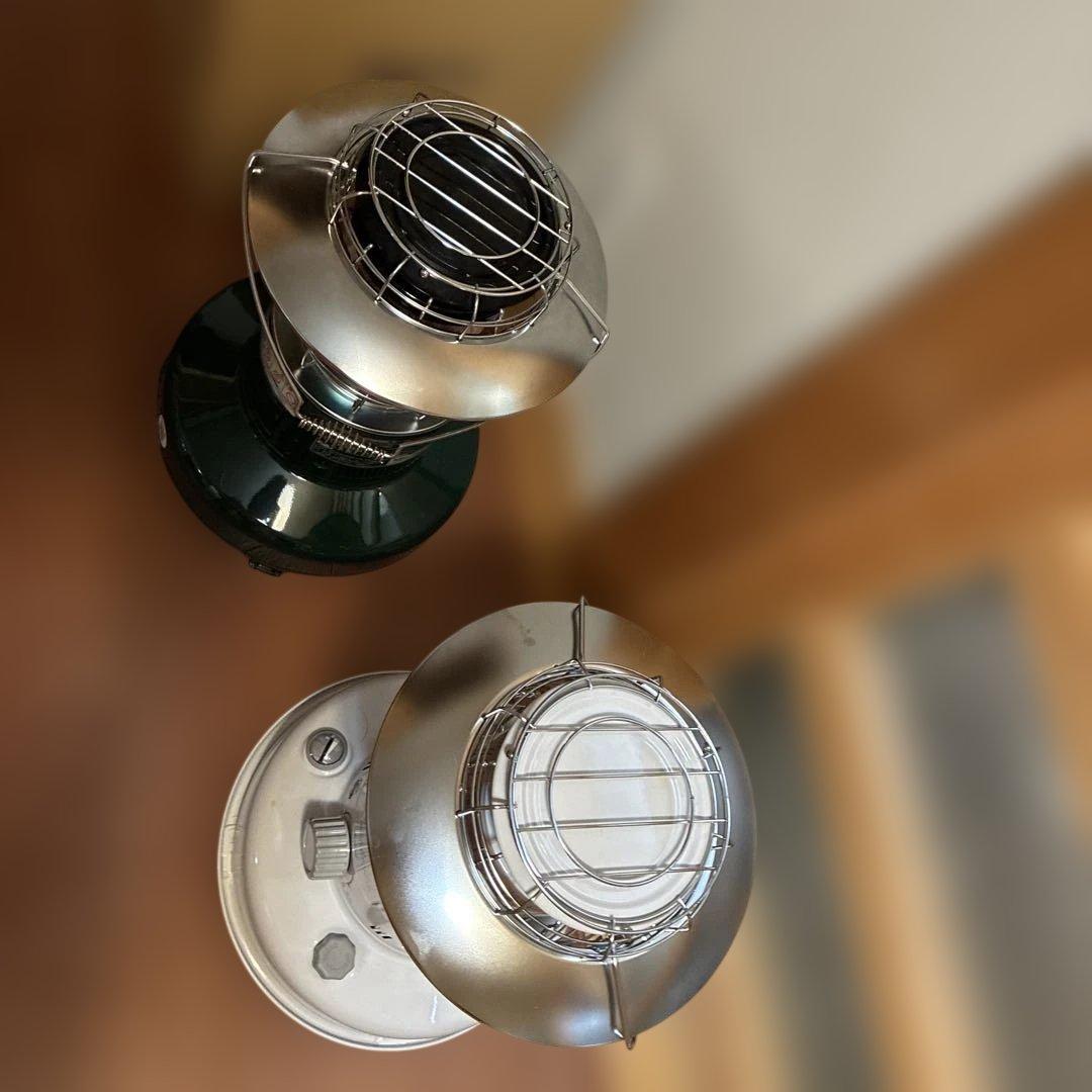 トヨトミ　レインボー　石油ストーブ　グリーン