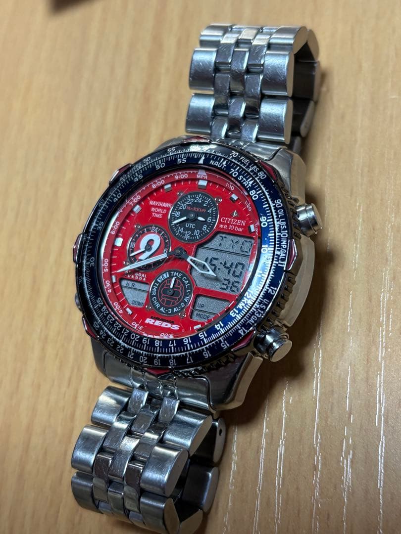 浦和レッズ福田正博選手引退記念　シチズン　ナビホーク