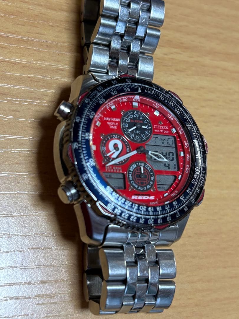 浦和レッズ福田正博選手引退記念　シチズン　ナビホーク