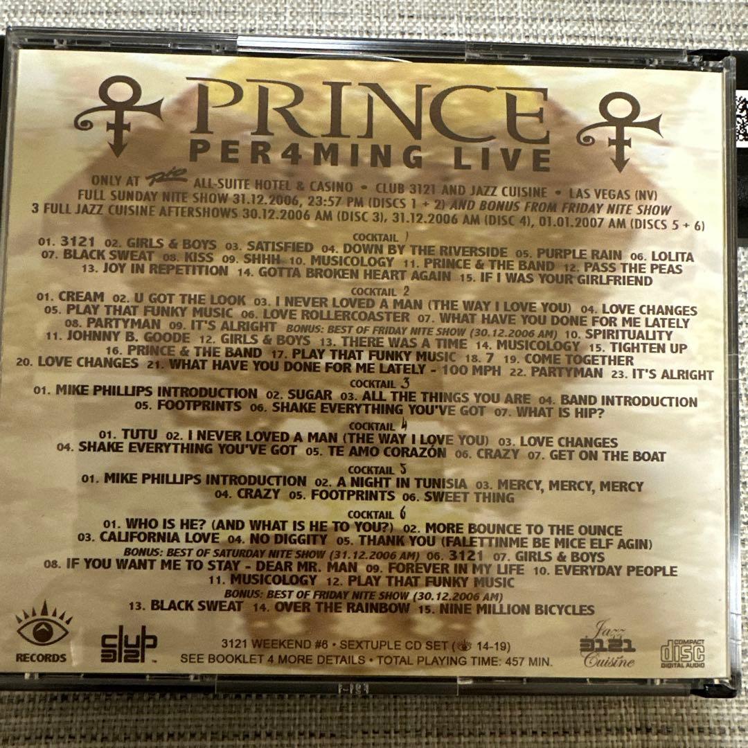 洋楽 Prince/Per4ming Live Vol. 6