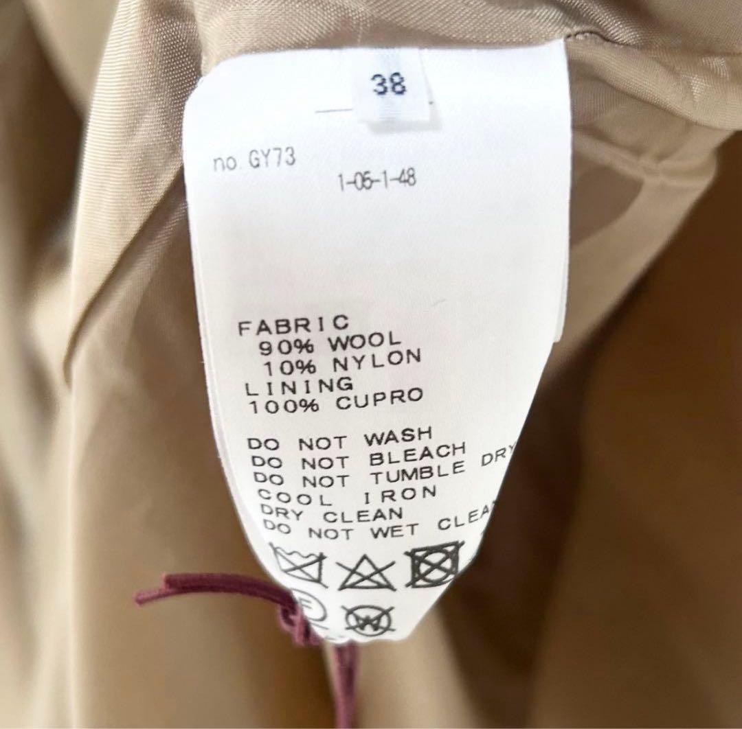 VERMEIL par iena Super100sメルトン テントラインコート