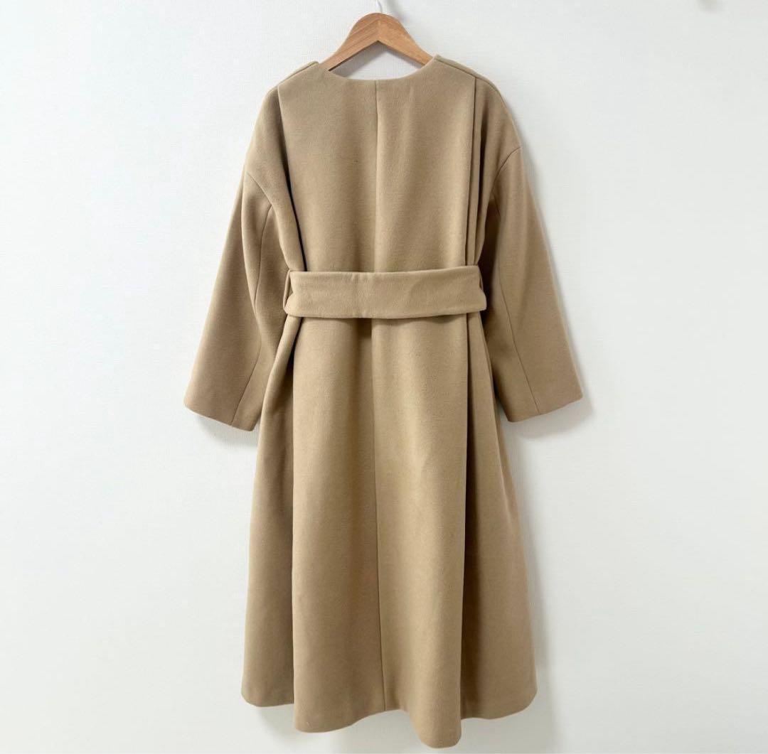 VERMEIL par iena Super100sメルトン テントラインコート