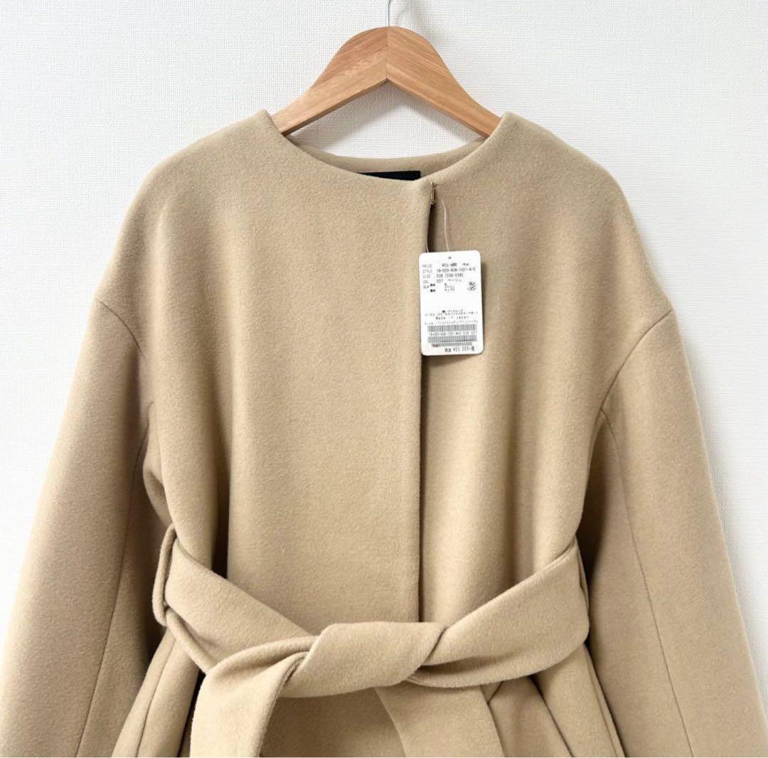 VERMEIL par iena Super100sメルトン テントラインコート