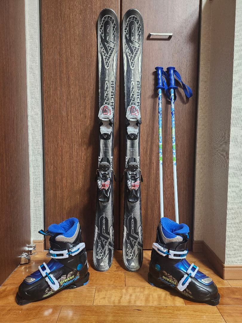K2　ケーツー 115cm ツインチップ 子供　スキーセット