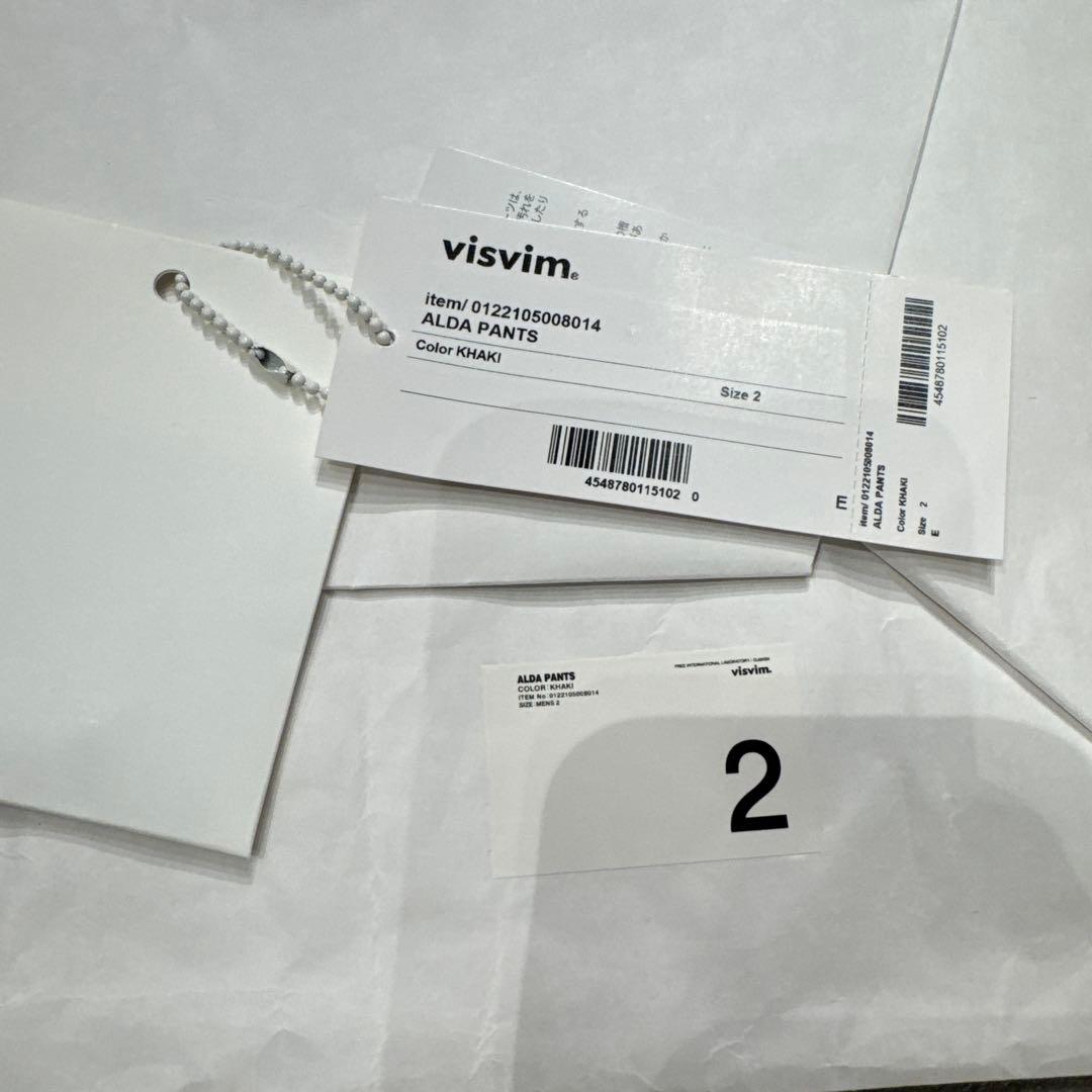 VISVIM ビズビム ALDA PANTS アルダパンツ サイズ 2