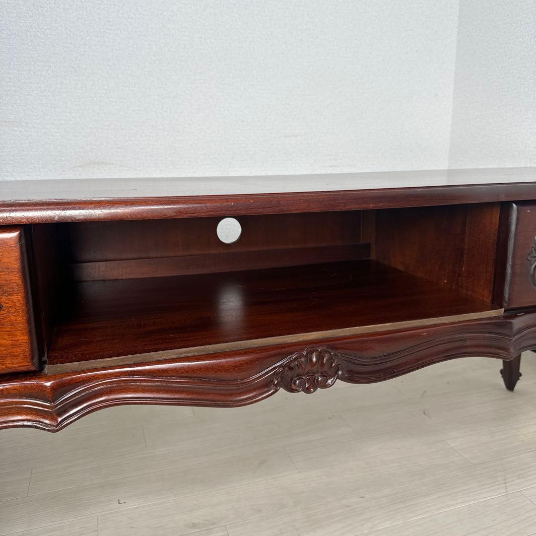 アンティーク調 テレビボード テレビ台リビングボード マボガニー材 i1※