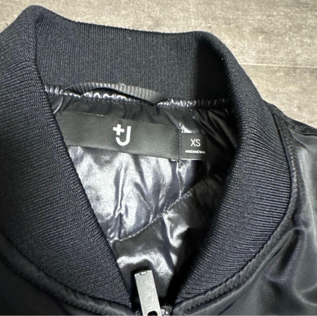 ユニクロ+J UNIQLO+JハイブリッドダウンオーバーサイズMA-1 GRAY