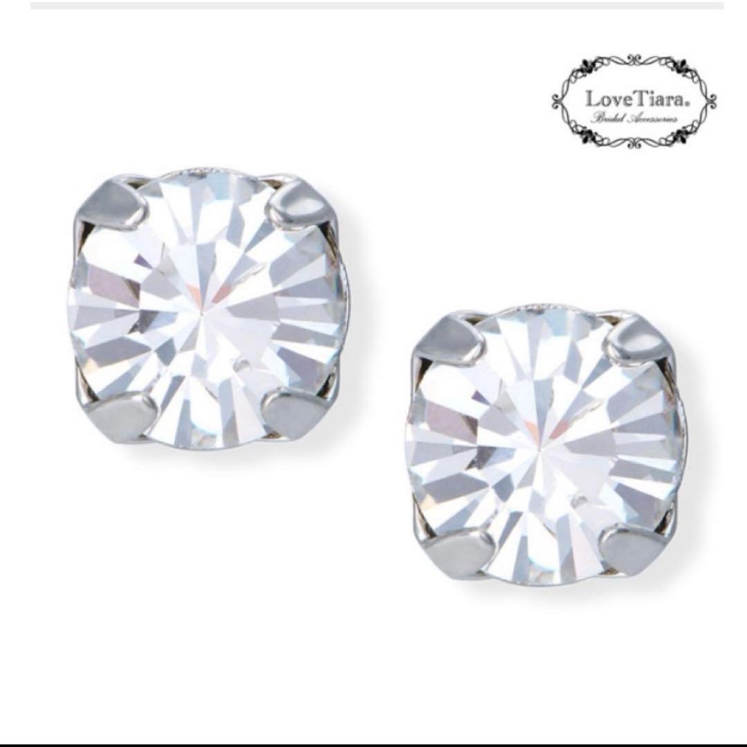 ２連クリスタルカチューシャ&ピアスセット