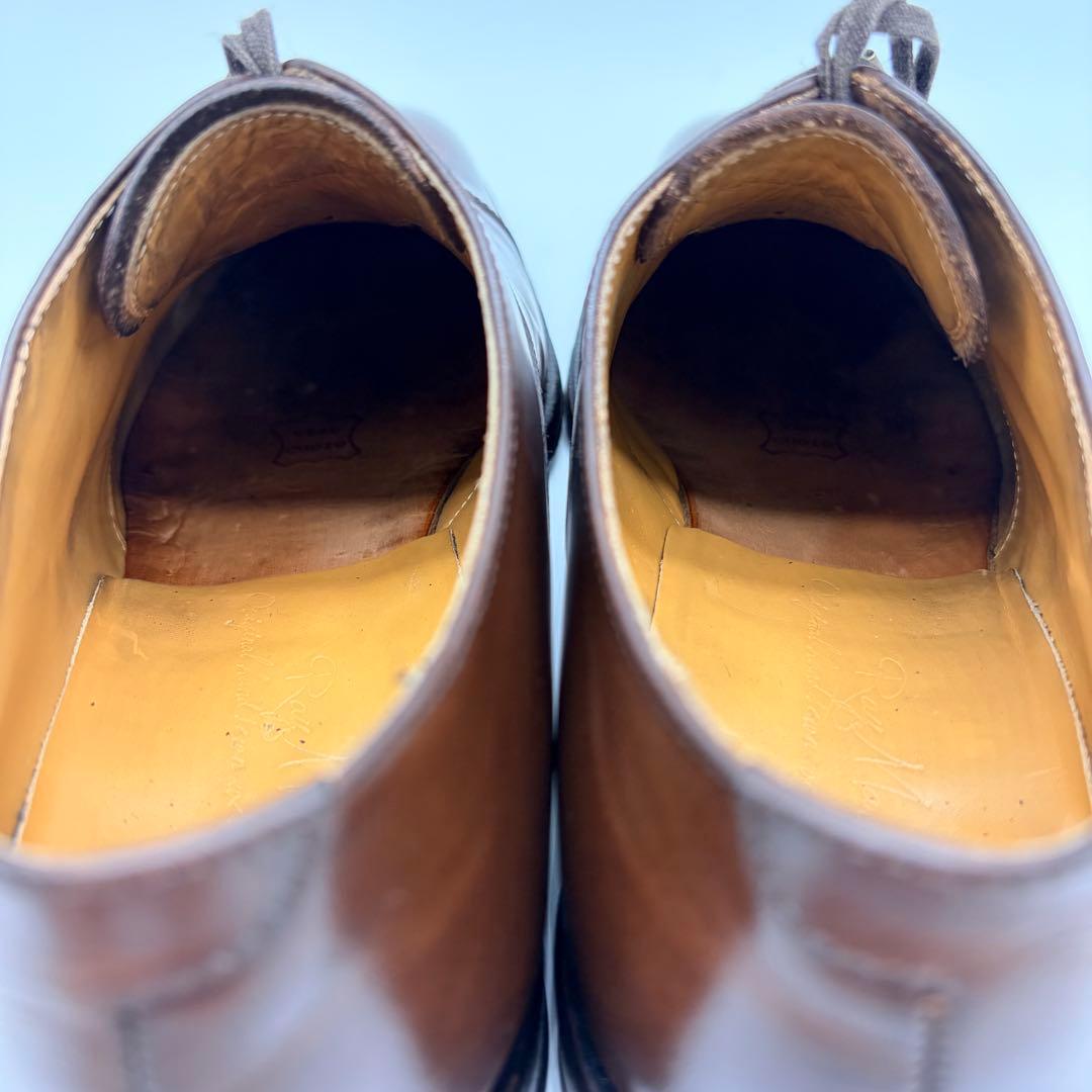 【美品】RAYMAR ストレートチップ 25cm ブラウン 内羽根 革靴