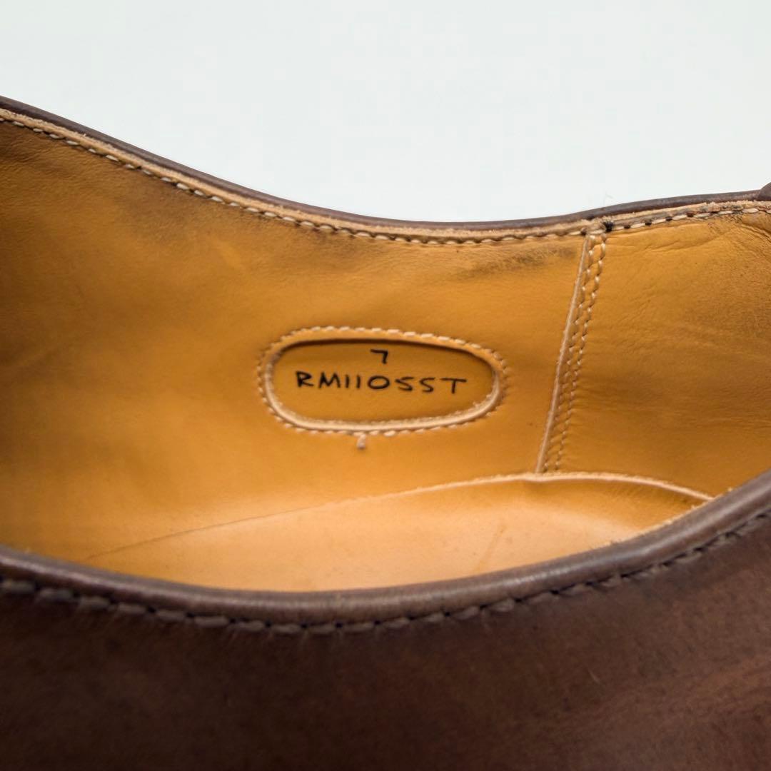 【美品】RAYMAR ストレートチップ 25cm ブラウン 内羽根 革靴