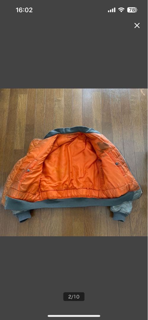 60s ma1 訳あり ジャンク品 ビンテージ 実物