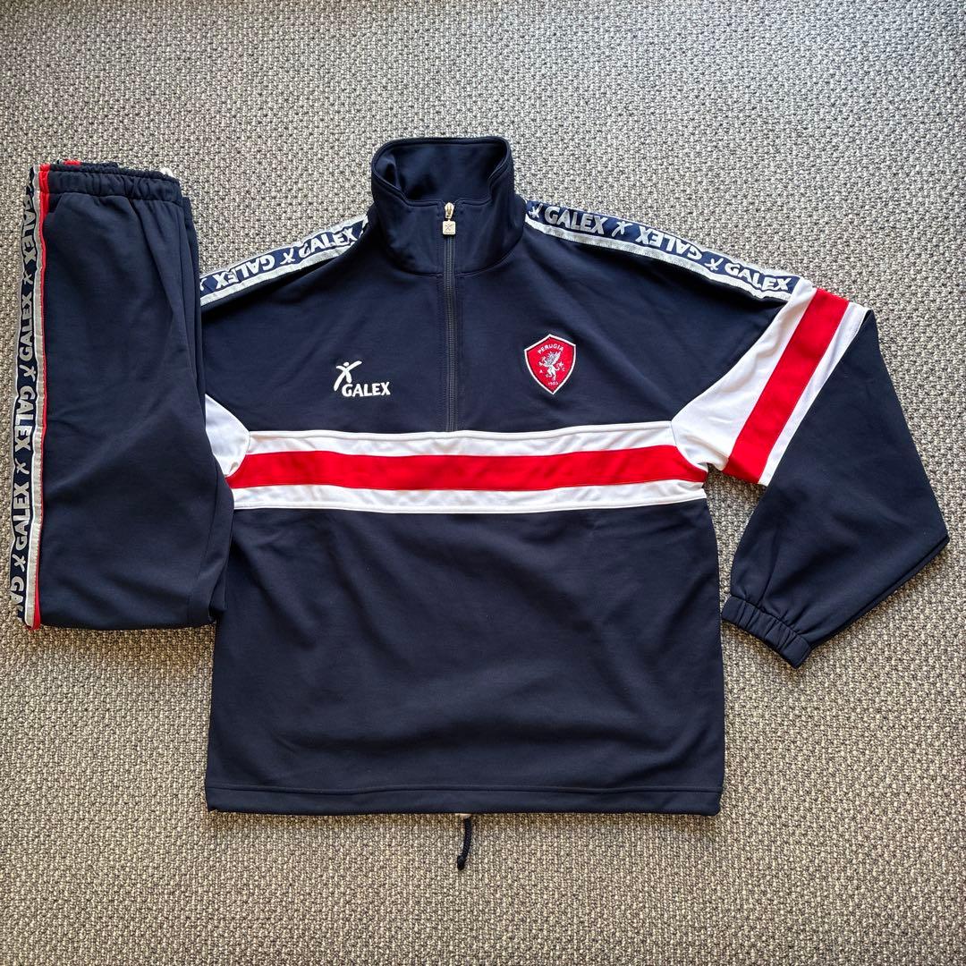 1998-99 ACペルージャ　ハーフジップトラックトップ・パンツ　セットアップ