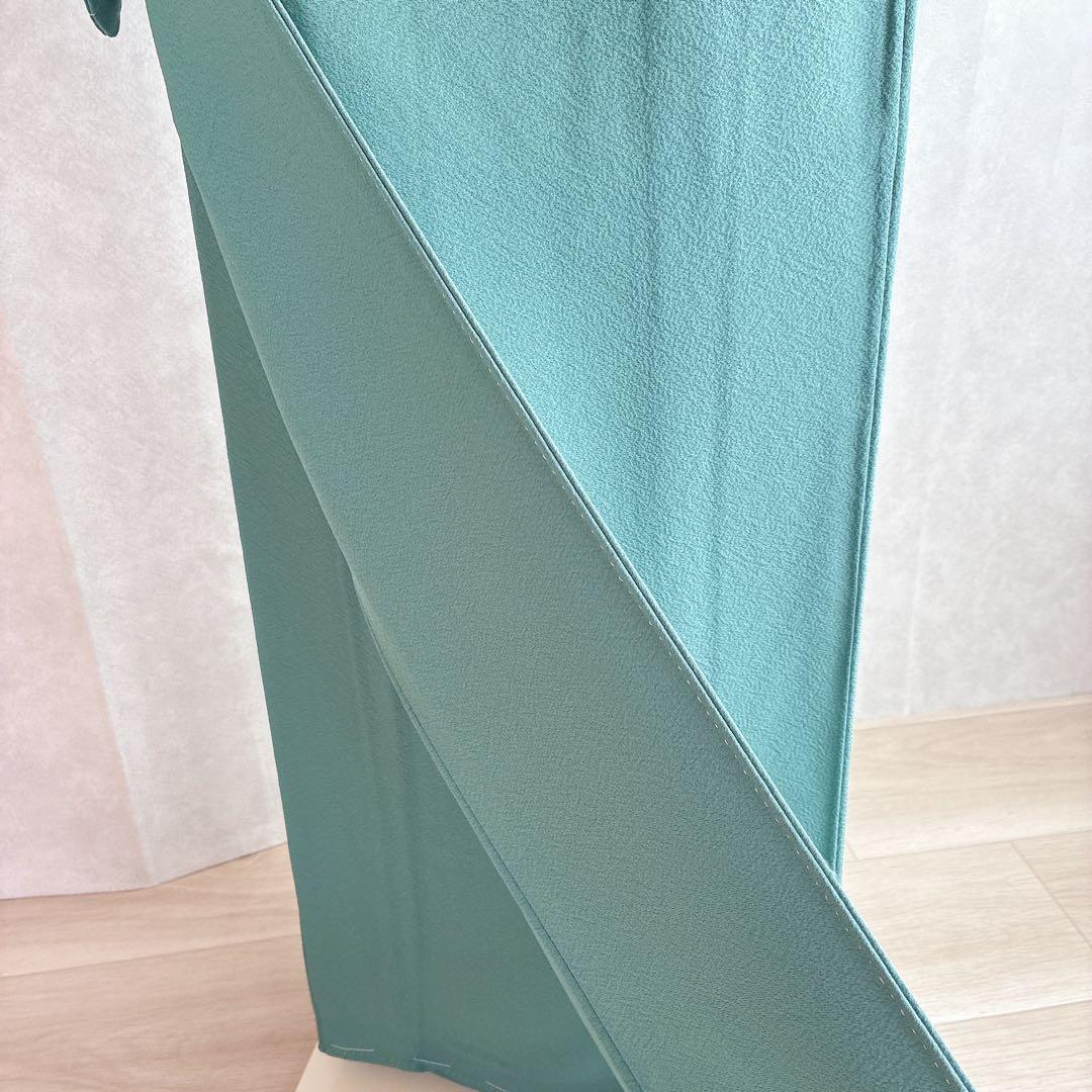 色無地　フルセット　着物　正絹　上品　一つ紋　しつけ糸付き　G10