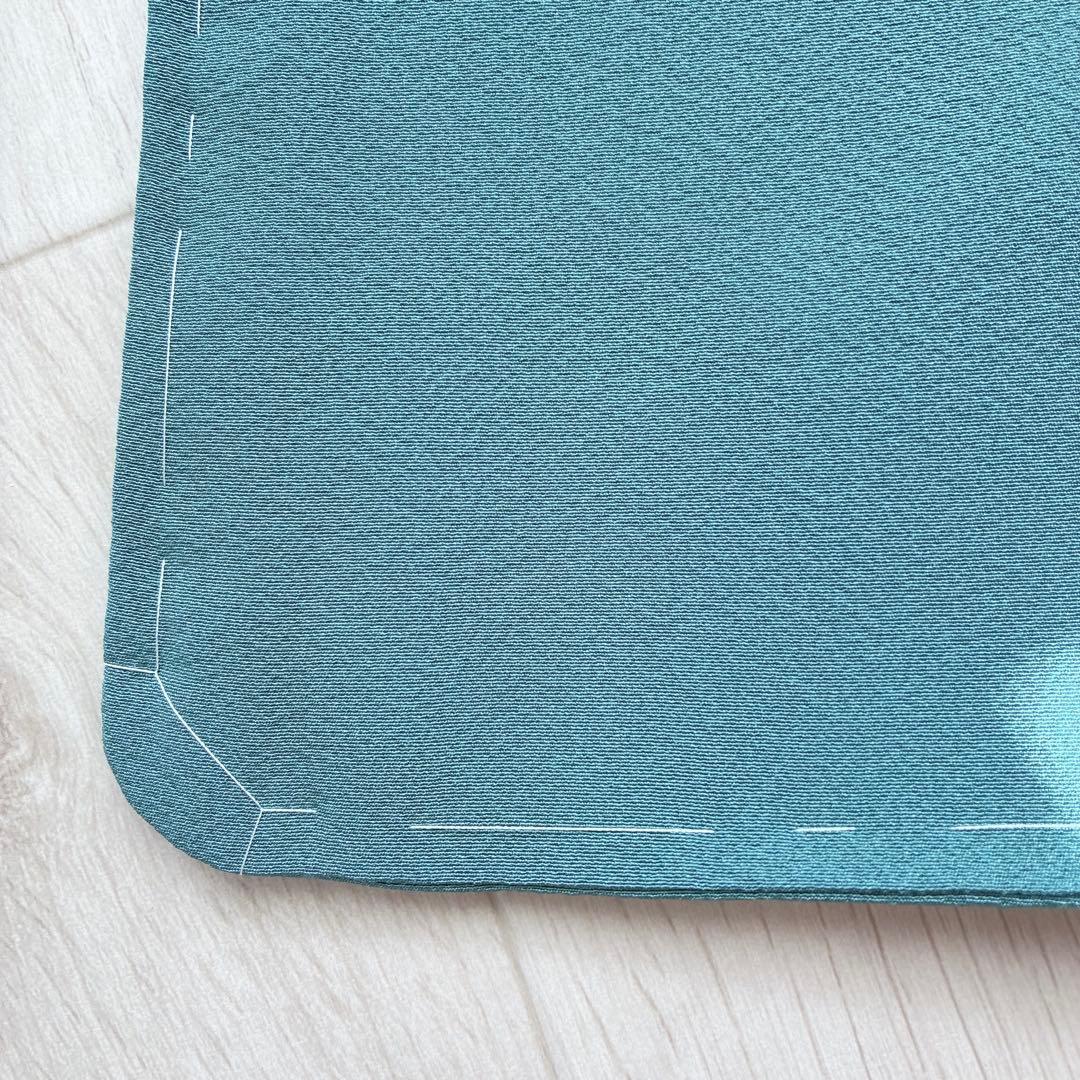 色無地　フルセット　着物　正絹　上品　一つ紋　しつけ糸付き　G10