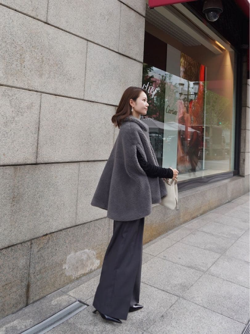 hyeon ted cape / gray Mサイズ