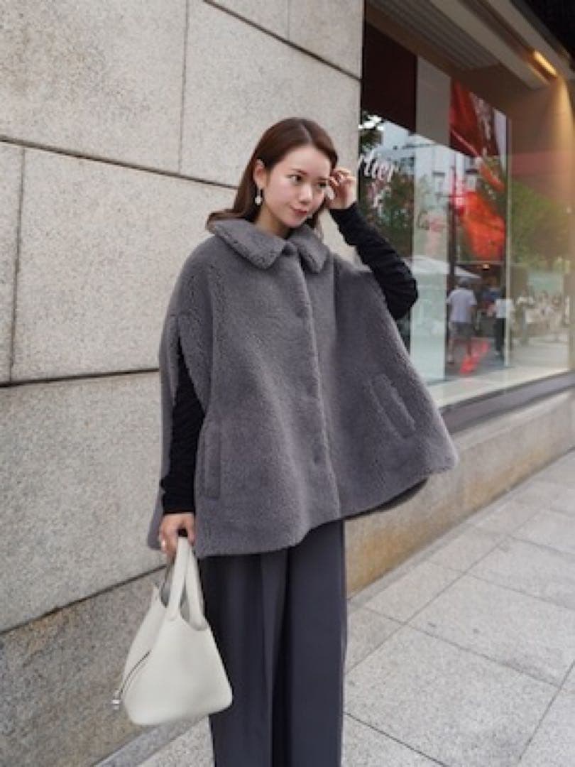 hyeon ted cape / gray Mサイズ