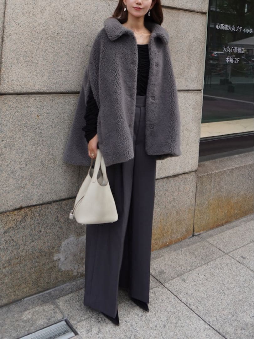 hyeon ted cape / gray Mサイズ