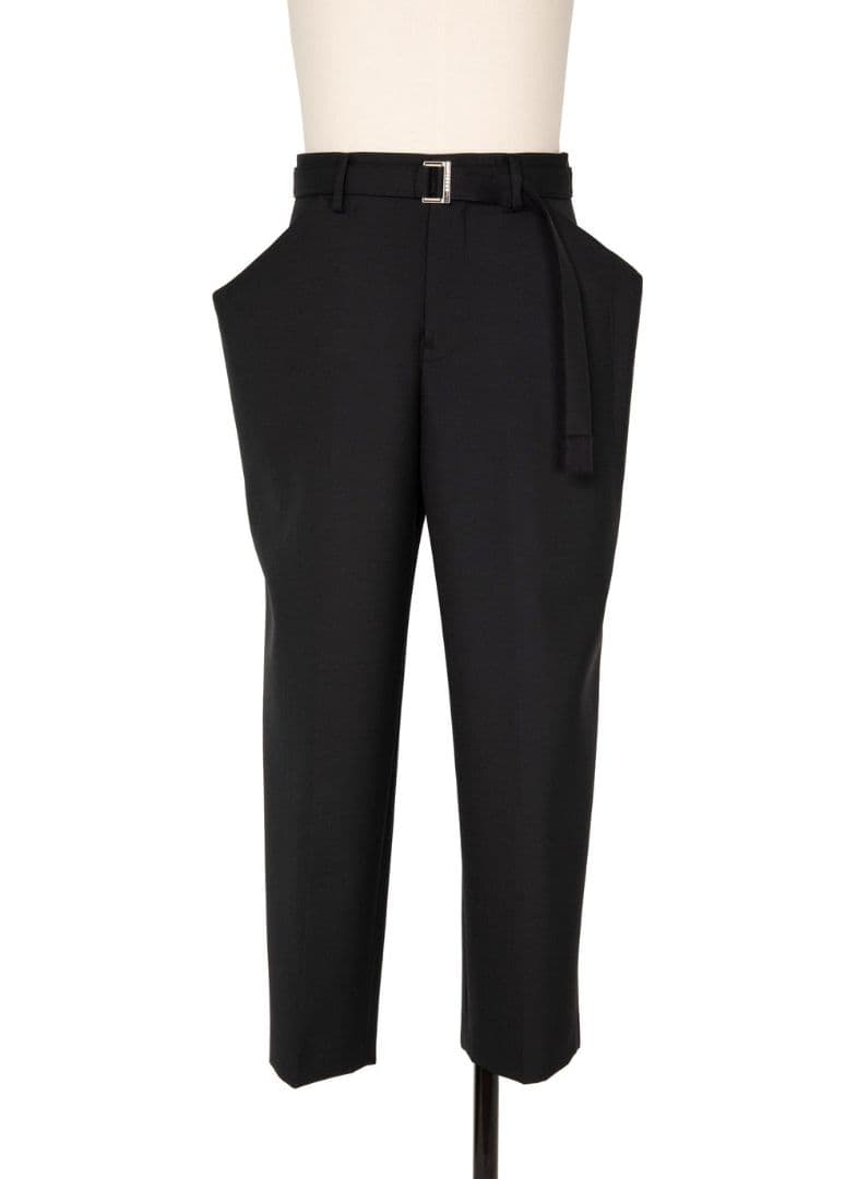 パンツ 25SS Sacai Suiting Bonding Pants Black 2
