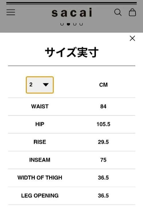 パンツ 25SS Sacai Suiting Bonding Pants Black 2