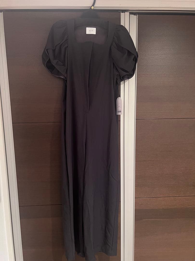 【新品・未使用】ボリュームスリーブロンパース【GRAY】