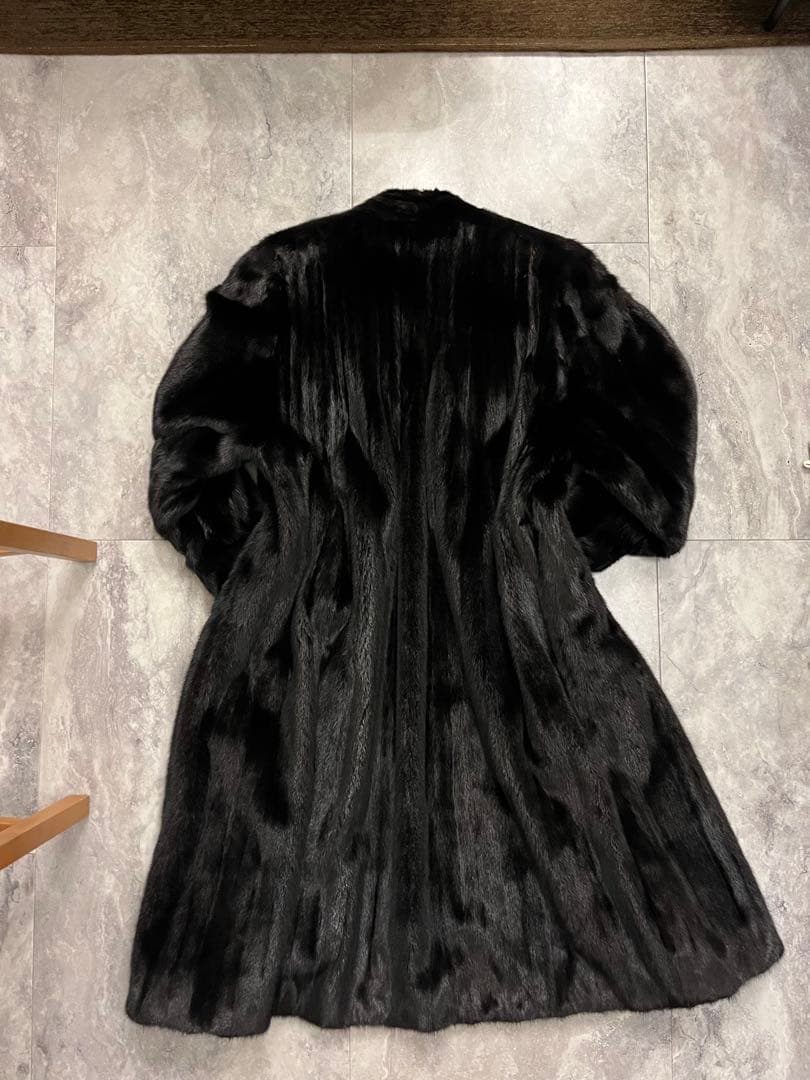 SAGA MINK サガミンク 毛皮 コート 銀タグ ロング丈　フリーサイズ