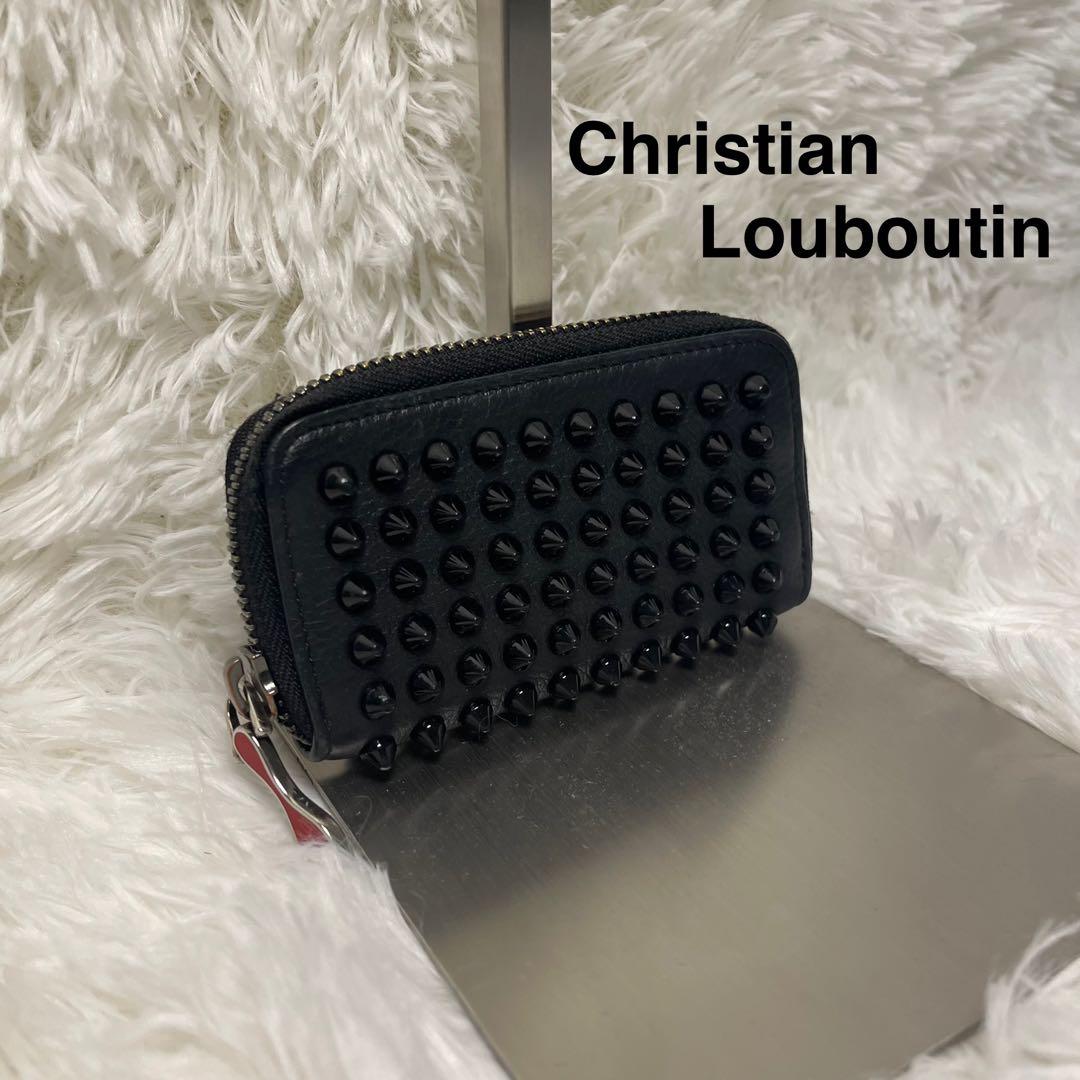✨美品✨クリスチャンルブタン スタッズ 黒 キーケース
