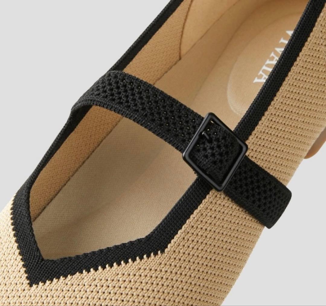 vivaia ビバイア　スクエアトゥ メリージェーンシューズ　38 24センチ