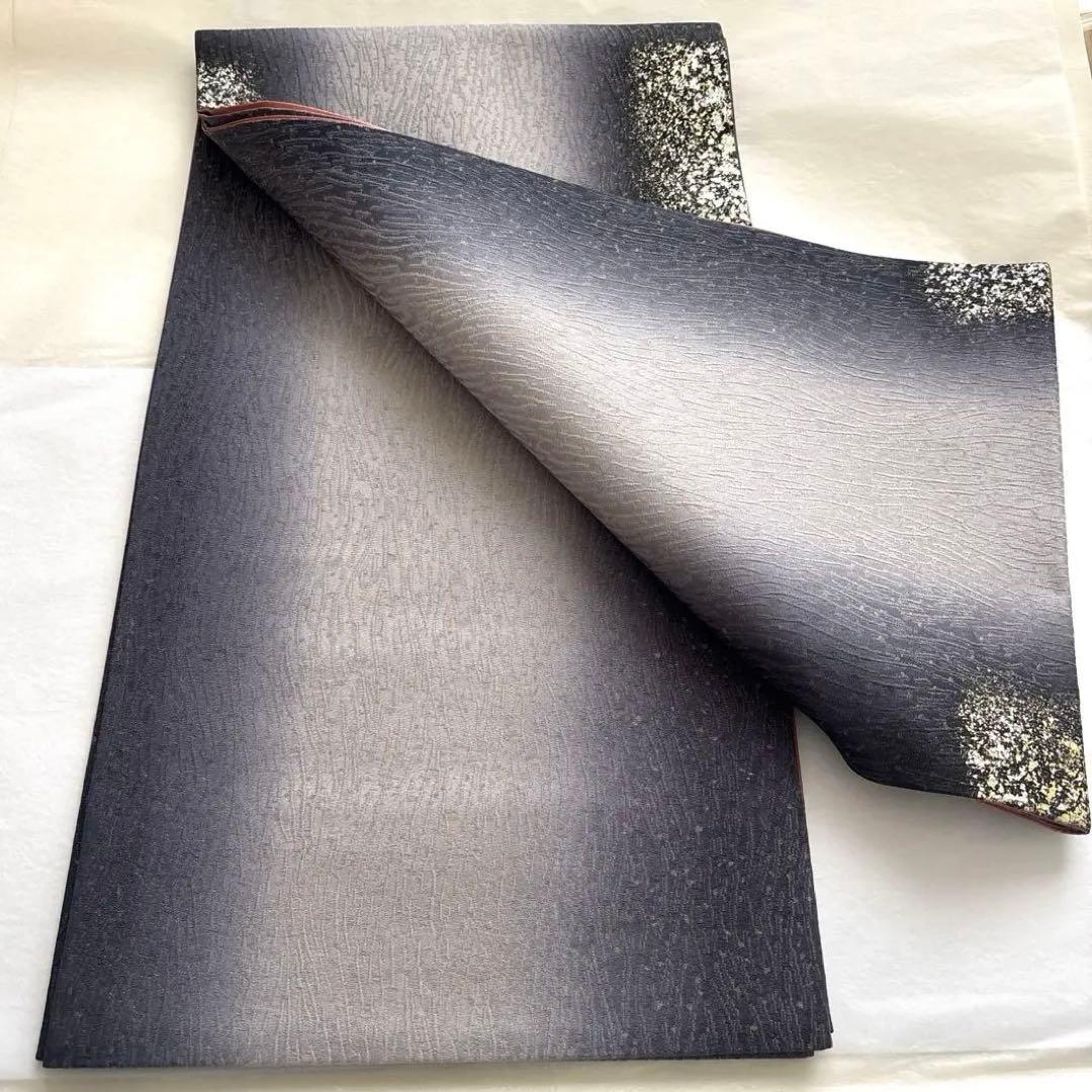【新品未使用】フォーマル 袋帯 グラデーション 金 銀 紺 岡山工芸 夜空