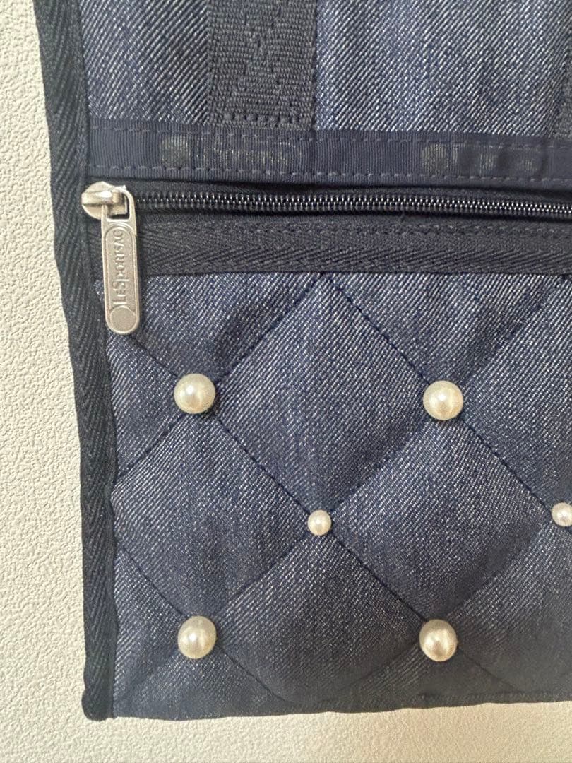 レスポートサック　パールコレクション　バッグ　デニム
