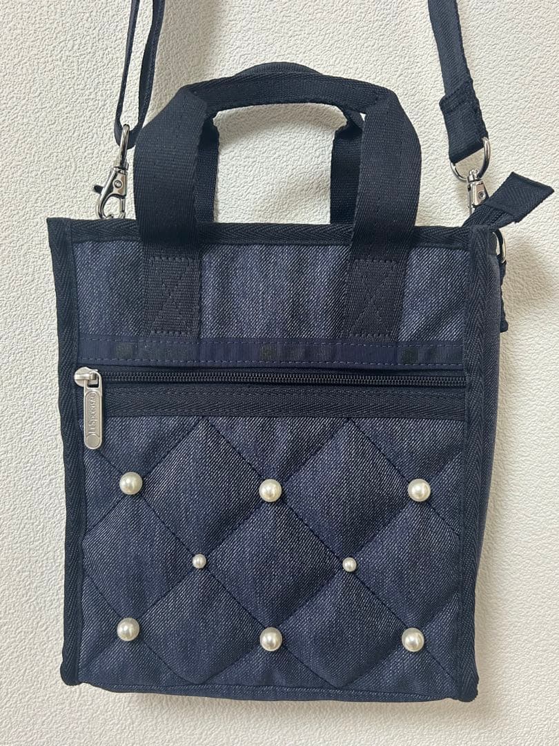 レスポートサック　パールコレクション　バッグ　デニム