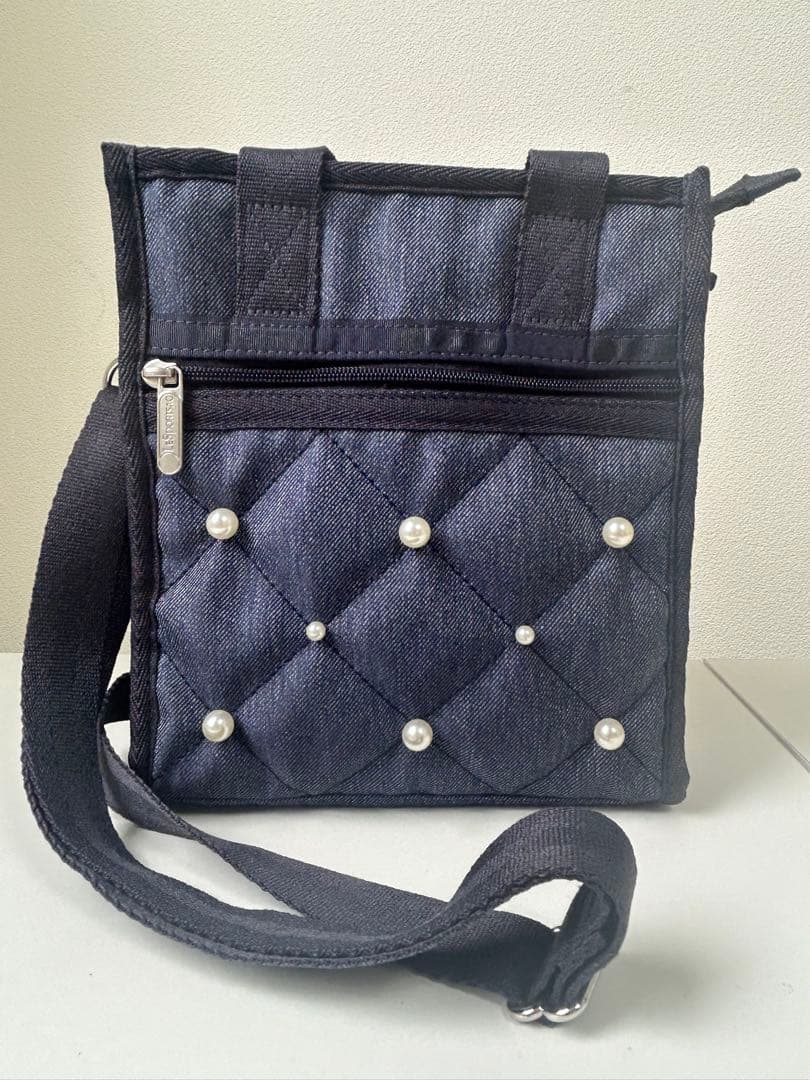 レスポートサック　パールコレクション　バッグ　デニム