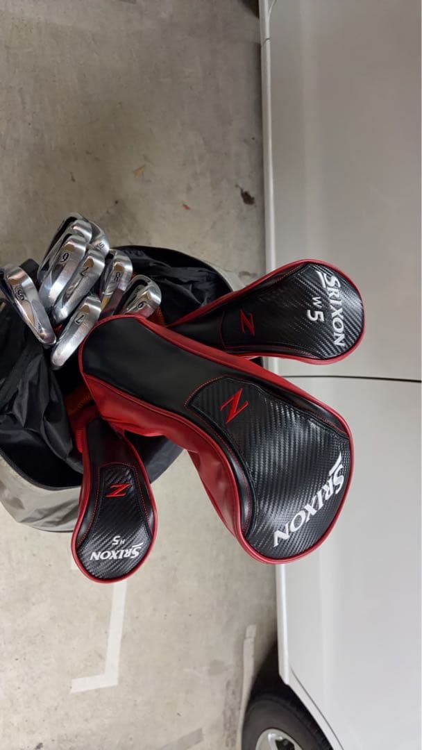 Srixon スタンドゴルフバッグ グレー/オレンジ　セット