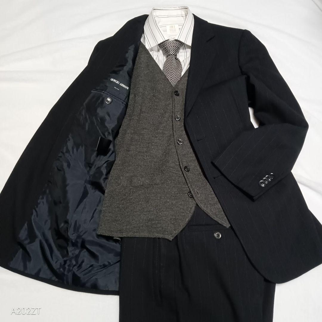 【極美品】最高級GIORGIOARMANI BORGO21スーツ 定価50万円