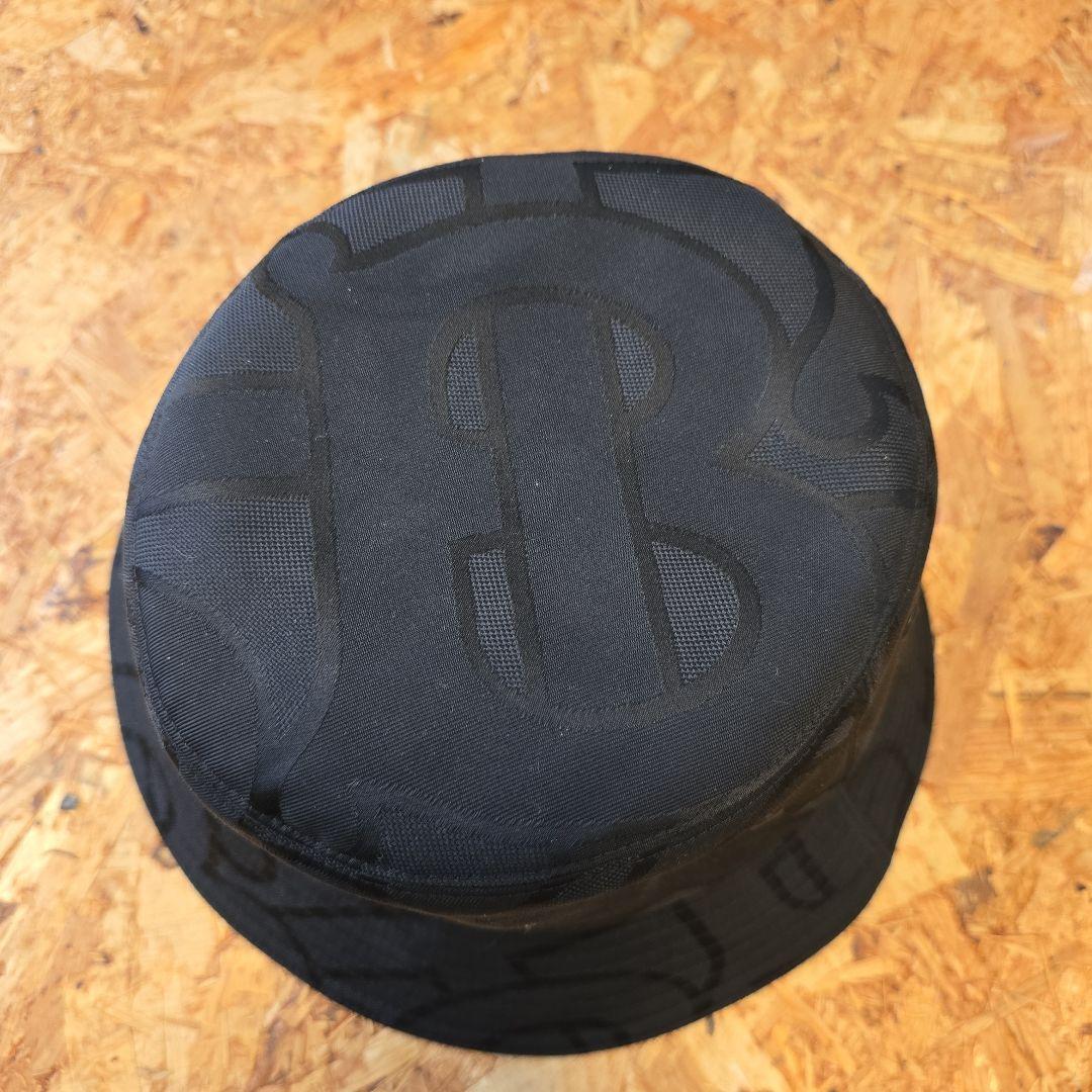 BURBERRY バケットハット TBモノグラム　ブラック Ｍサイズ