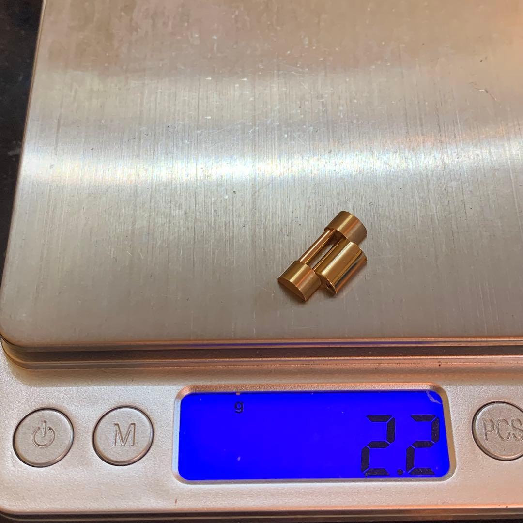 純正 K18無垢 コマ 駒 プレジデントブレス 替え パーツ 16mm 3連