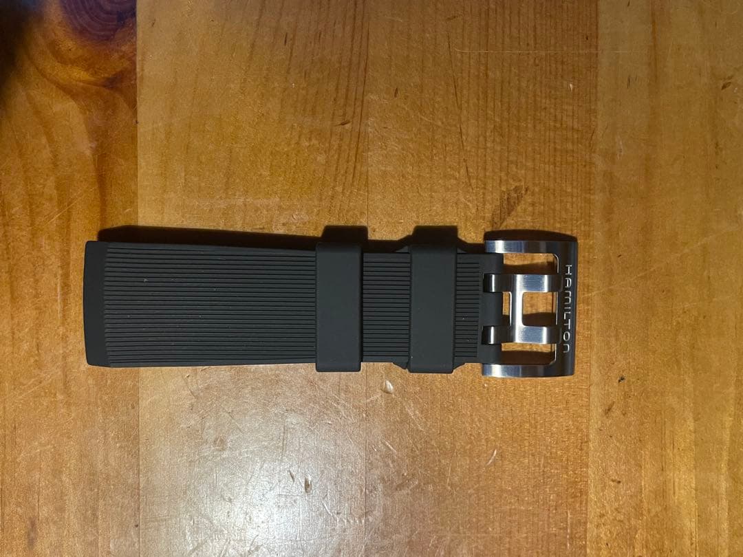 HAMILTON ビロウゼロ ブラックラバーベルト