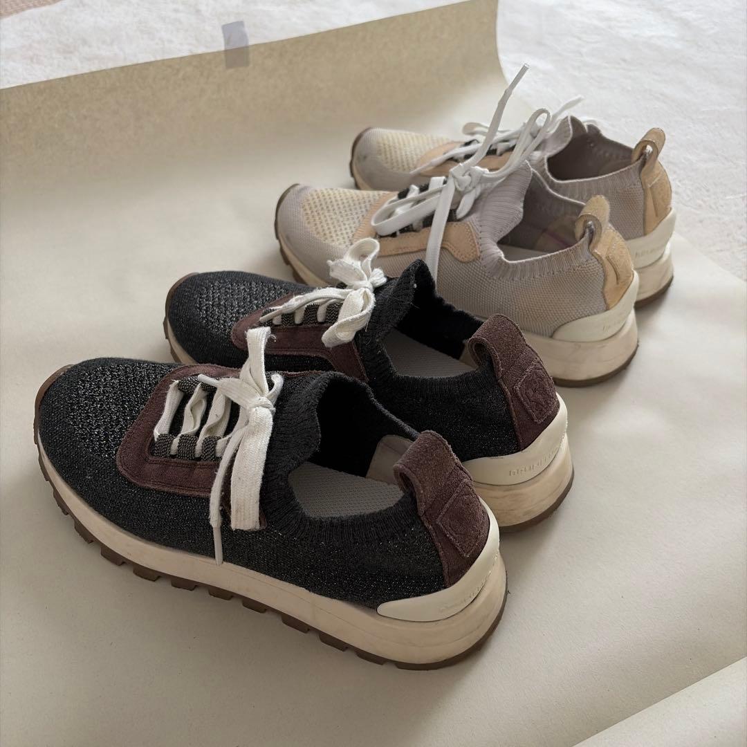 【特価】ブルネロクチネリ　スニーカー2足セット