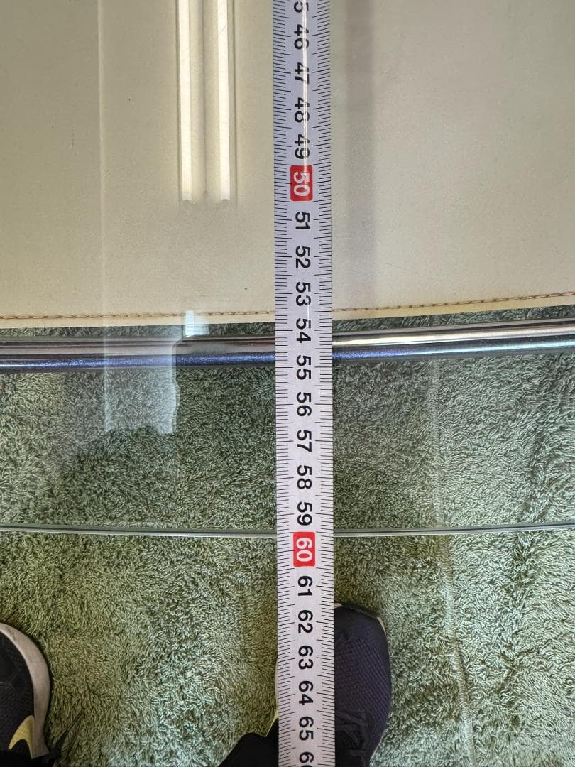 ローテーブル　センターテーブル　ガラス　ミッドセンチュリー　スペースエイジ